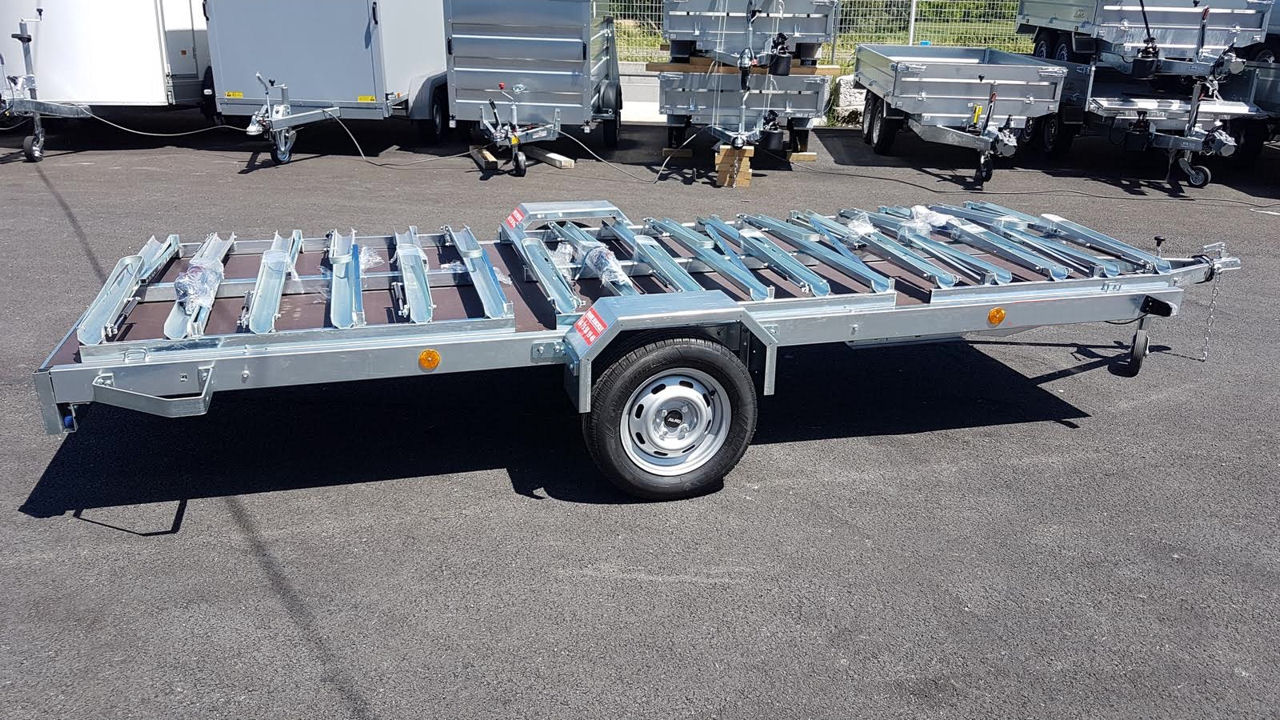 Remorque porte-vélos Jalon – 375 x 135 cm – jusqu'à 15 vélos – PTAC 500 ou 750 kg – Image 2