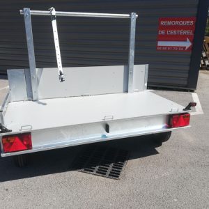 Remorque transversale GOT – plateau 200 x 100 cm – scooters 3 roues et vélos – PTAC 500 ou 750 kg