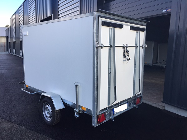 Remorque fourgon Boro Niewiadow F2515P – 248 x 150 x 150 cm – PTAC 500 ou 750 kg – Image 3
