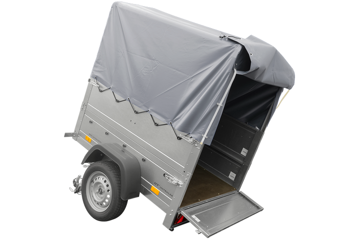 Remorque de jardin Unitrailer Garden Trailer 150 Kipp – ridelles 70 cm – PTAC 750 kg – Image 2