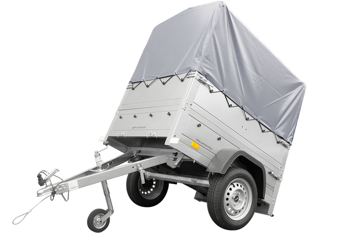 Remorque de jardin Unitrailer Garden Trailer 150 Kipp – ridelles 70 cm – PTAC 750 kg – Image 3