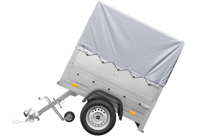 Remorque de jardin Unitrailer Garden Trailer 150 Kipp – ridelles 70 cm – PTAC 750 kg – Image 5