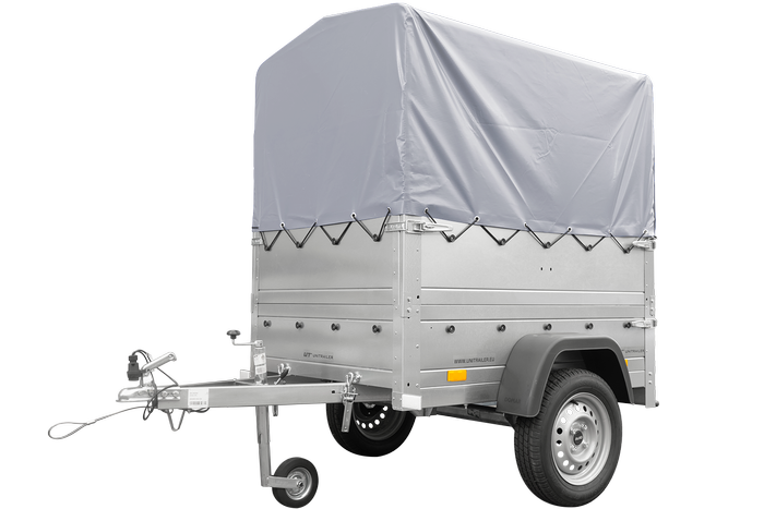 Remorque de jardin Unitrailer Garden Trailer 150 Kipp – ridelles 70 cm – PTAC 750 kg – Image 7