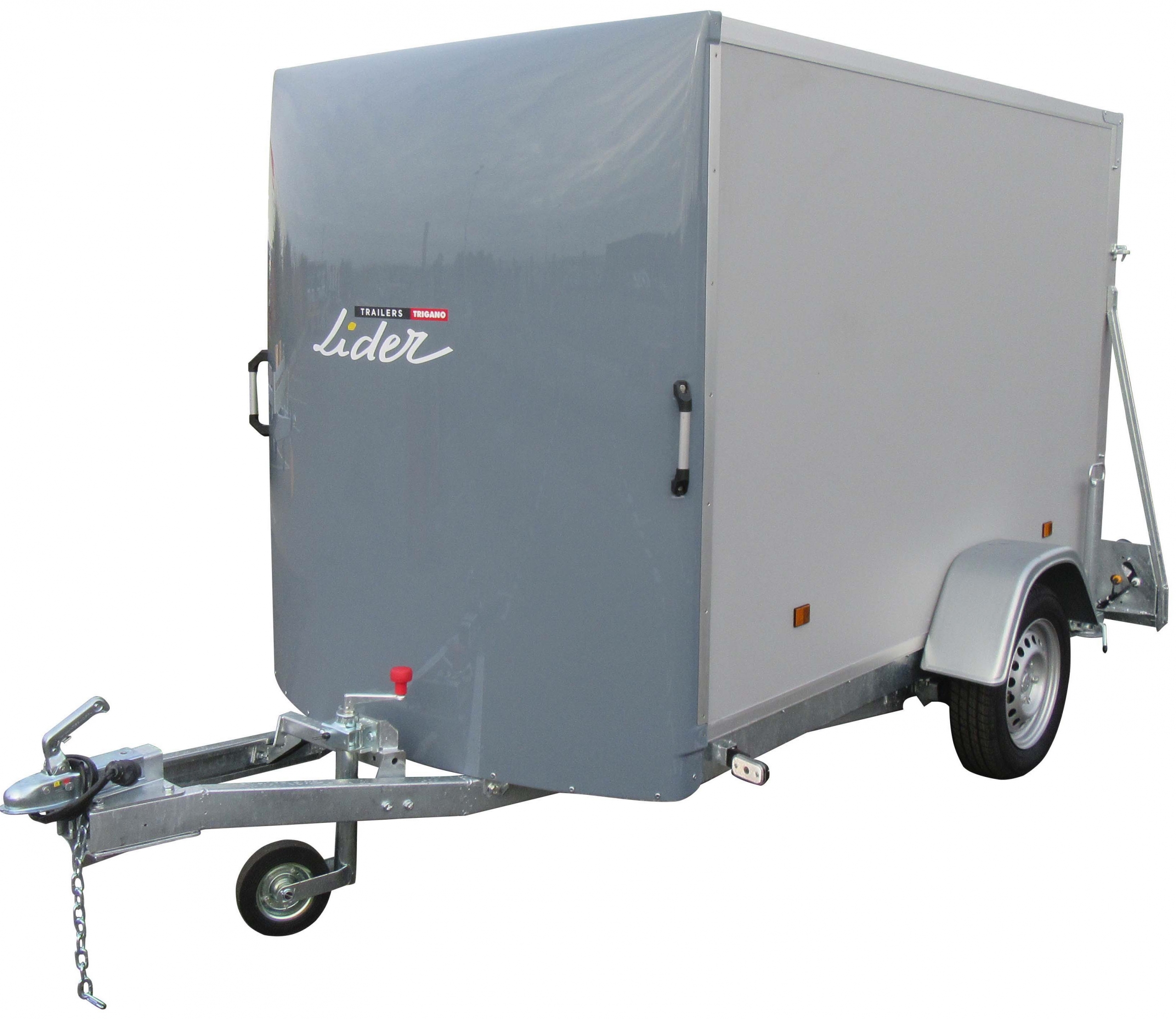 Remorque fourgon Lider 42920 – 230 x 135 x 157 cm – châssis surbaissé – PTAC 750 kg