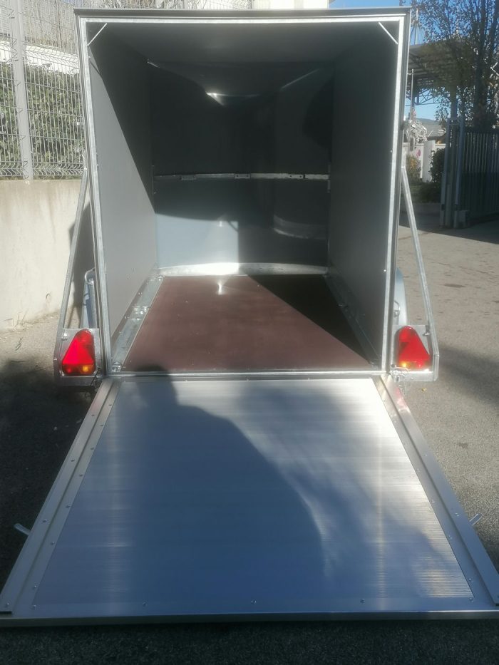 Remorque fourgon Lider 42920 – 230 x 135 x 157 cm – châssis surbaissé – PTAC 750 kg – Image 3