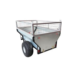Remorque benne basculante MW-Tools AHR500G – 500 kg – roues pneumatiques tout-terrain