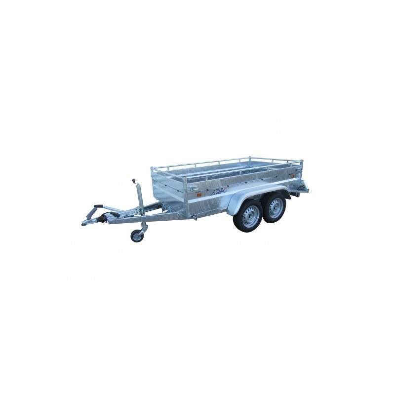 Remorque basculante Lider Robust – 253 x 134 cm – essieu à barre de torsion – PTAC 1500 kg – Image 2