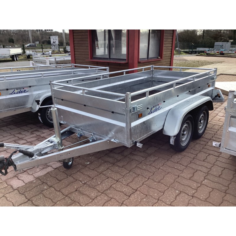 Remorque basculante Lider Robust – 253 x 134 cm – essieu à barre de torsion – PTAC 1500 kg – Image 4