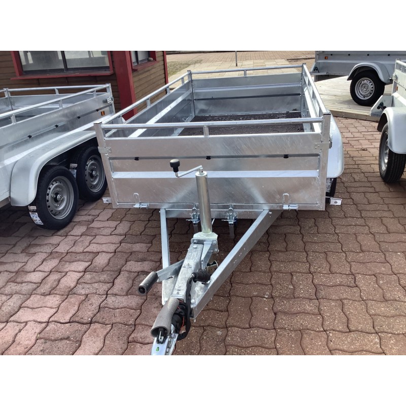 Remorque basculante Lider Robust – 253 x 134 cm – essieu à barre de torsion – PTAC 1500 kg