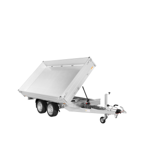 Remorque tribenne aluminium SARIS – 306 x 184 cm – PTAC 2700 kg