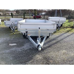 Remorque tribenne aluminium SARIS – 306 x 170 cm – PTAC 3500 kg