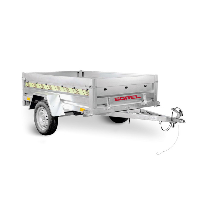 Remorque bagagère SOREL Rustique R170 – modulable en plateau – sans carte grise – Image 2