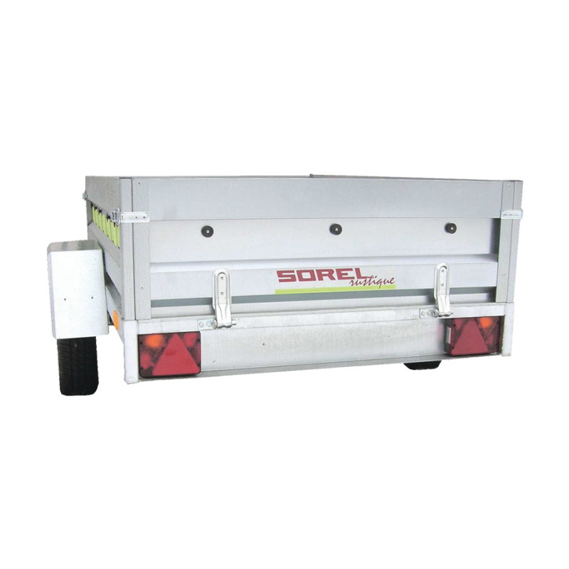 Remorque bagagère SOREL Rustique R170 – modulable en plateau – sans carte grise – Image 3
