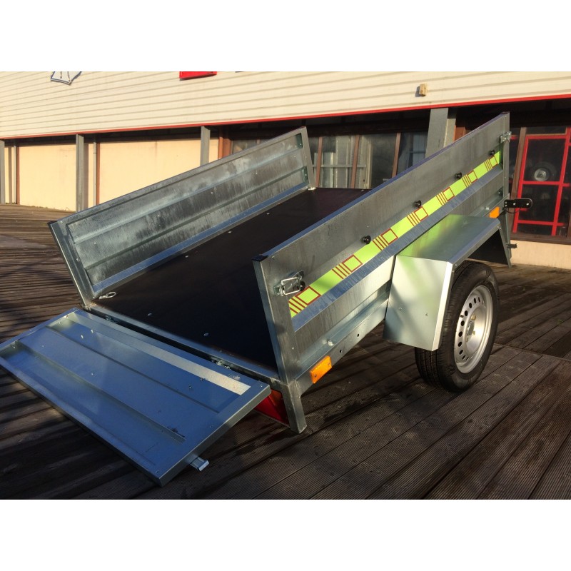 Remorque bagagère SOREL Rustique R170 – modulable en plateau – sans carte grise