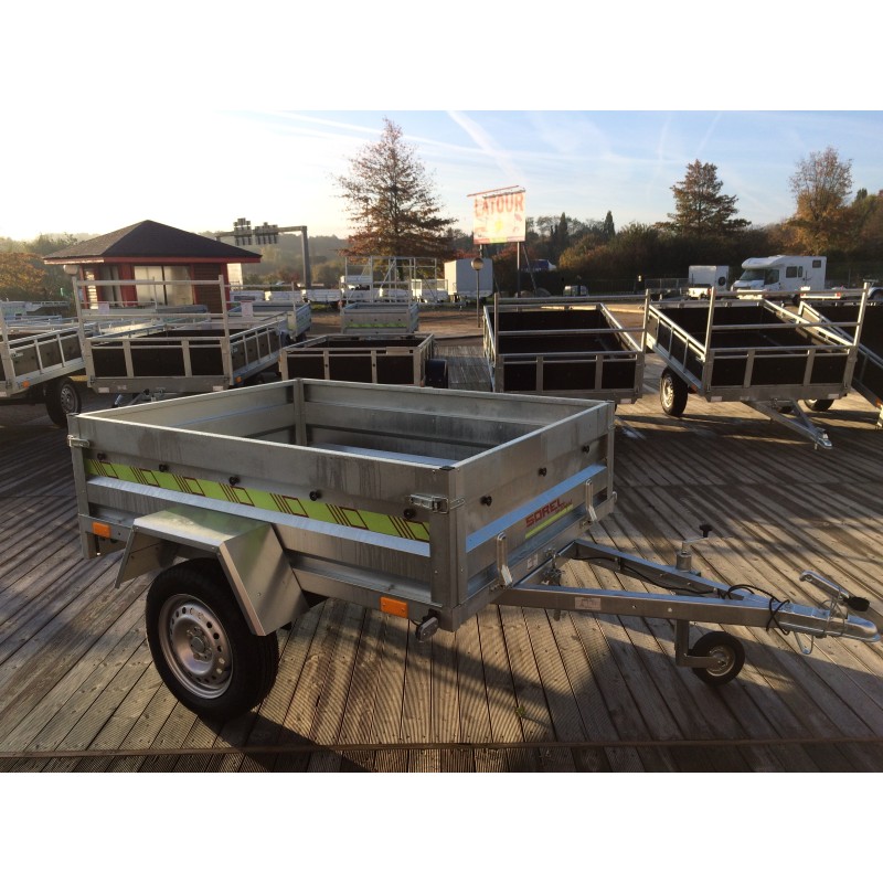 Remorque bagagère SOREL Rustique R170 – modulable en plateau – sans carte grise – Image 8