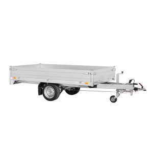 Remorque plateau aluminium SARIS – 256 x 150 cm – PTAC 1350 kg