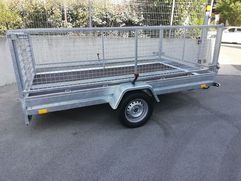 Remorque plateau basculant Boro BOP 737 – 300 x 172 cm – PTAC 500 ou 750 kg – Image 5