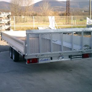 Remorque plateau Lider 32670 – 506 x 215 cm double essieu – PTAC 2500 kg
