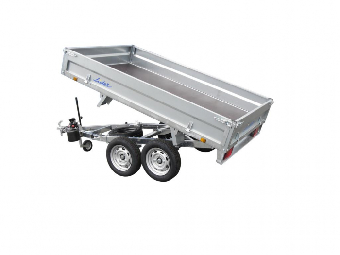 Remorque benne Lider 35560 – caisse 256 x 148 x 35 cm double essieu – PTAC 750 kg – Image 5