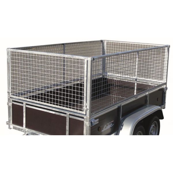 Remorque bagagère bois Lider – 2,00 m simple essieu – sans carte grise