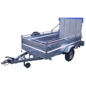 Remorque utilitaire Lider Robust 34392 – 253 x 134 cm – ridelles acier 50 cm – PTAC 1300 kg
