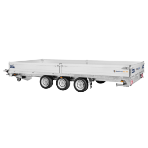 Remorque plateau SARIS triple essieu – 506 x 204 cm – PTAC 3500 kg