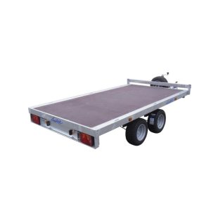 Remorque plateau Lider roues dessous – 306 x 170 cm – 6 poignées d'arrimage – PTAC 2700 kg