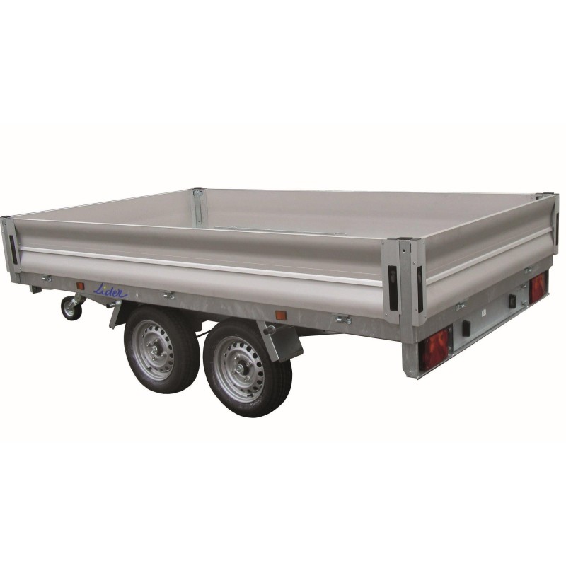 Remorque plateau Lider roues dessous – 506 x 215 cm – PTAC 3500 kg – Image 3