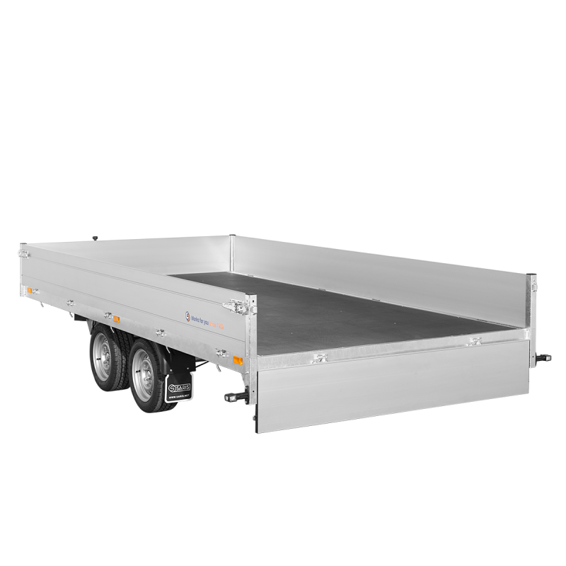 Remorque plateau SARIS – 406 x 204 cm – PTAC 3500 kg – Image 3