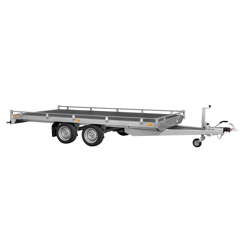 Remorque plateau basculant SARIS Transporter – 406 x 204 cm – rampes intégrées – PTAC 2700 kg – Image 6