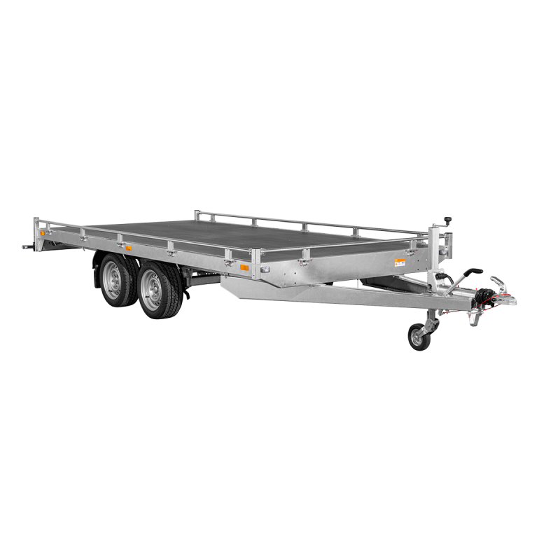 Remorque plateau basculant SARIS Transporter – 406 x 204 cm – rampes intégrées – PTAC 2700 kg – Image 7