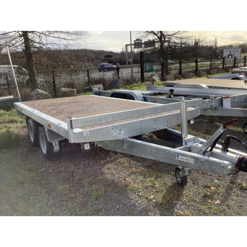 Remorque plateau Lider roues dessous – 306 x 170 cm – PTAC 1000 à 1500 kg – Image 4