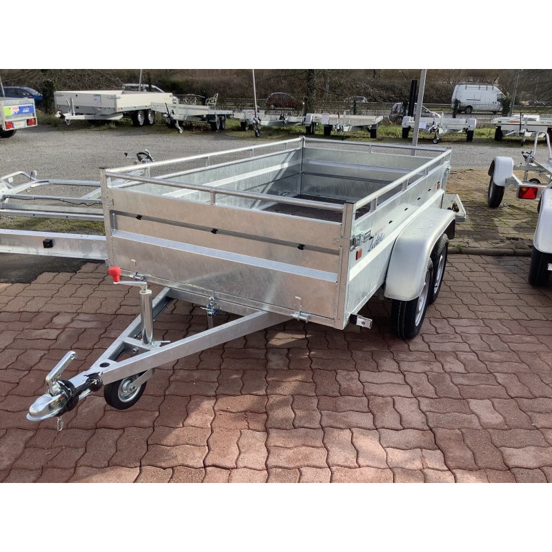 Remorque Lider Robust double essieu – 253 x 134 cm – flèche en profil U – PTAC 750 kg – Image 4