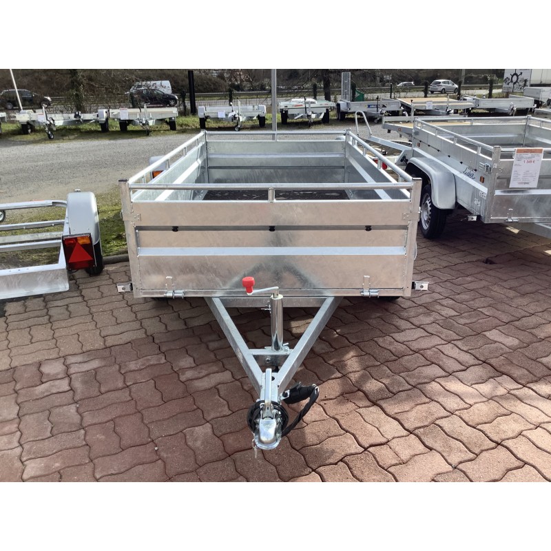 Remorque Lider Robust double essieu – 253 x 134 cm – flèche en profil U – PTAC 750 kg – Image 5