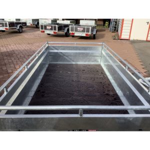 Remorque Lider Robust double essieu – 253 x 134 cm – flèche en profil U – PTAC 750 kg