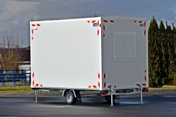 Remorque de chantier BLYSS Marcello Basic – parois acier – charge utile 520 kg – Image 2