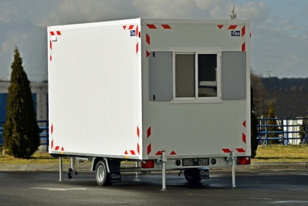 Remorque de chantier BLYSS Marcello Basic – parois acier – charge utile 520 kg – Image 8